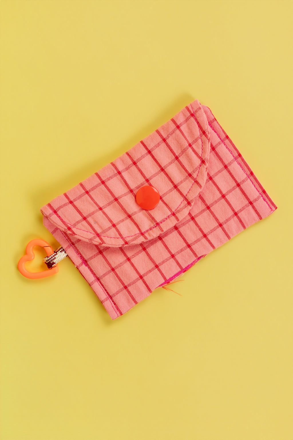 Poop bag Lulu rose à carreaux