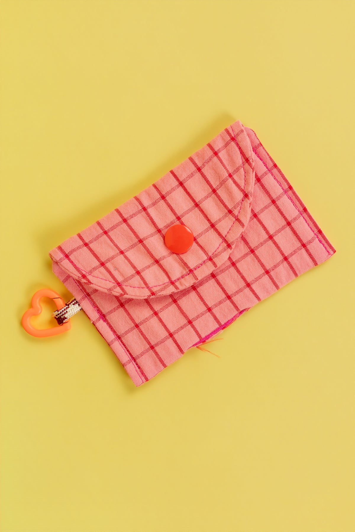 Poop bag Lulu rose à carreaux