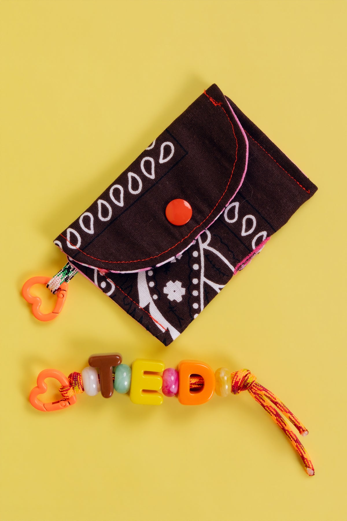 Poop bag Lulu bandana marron