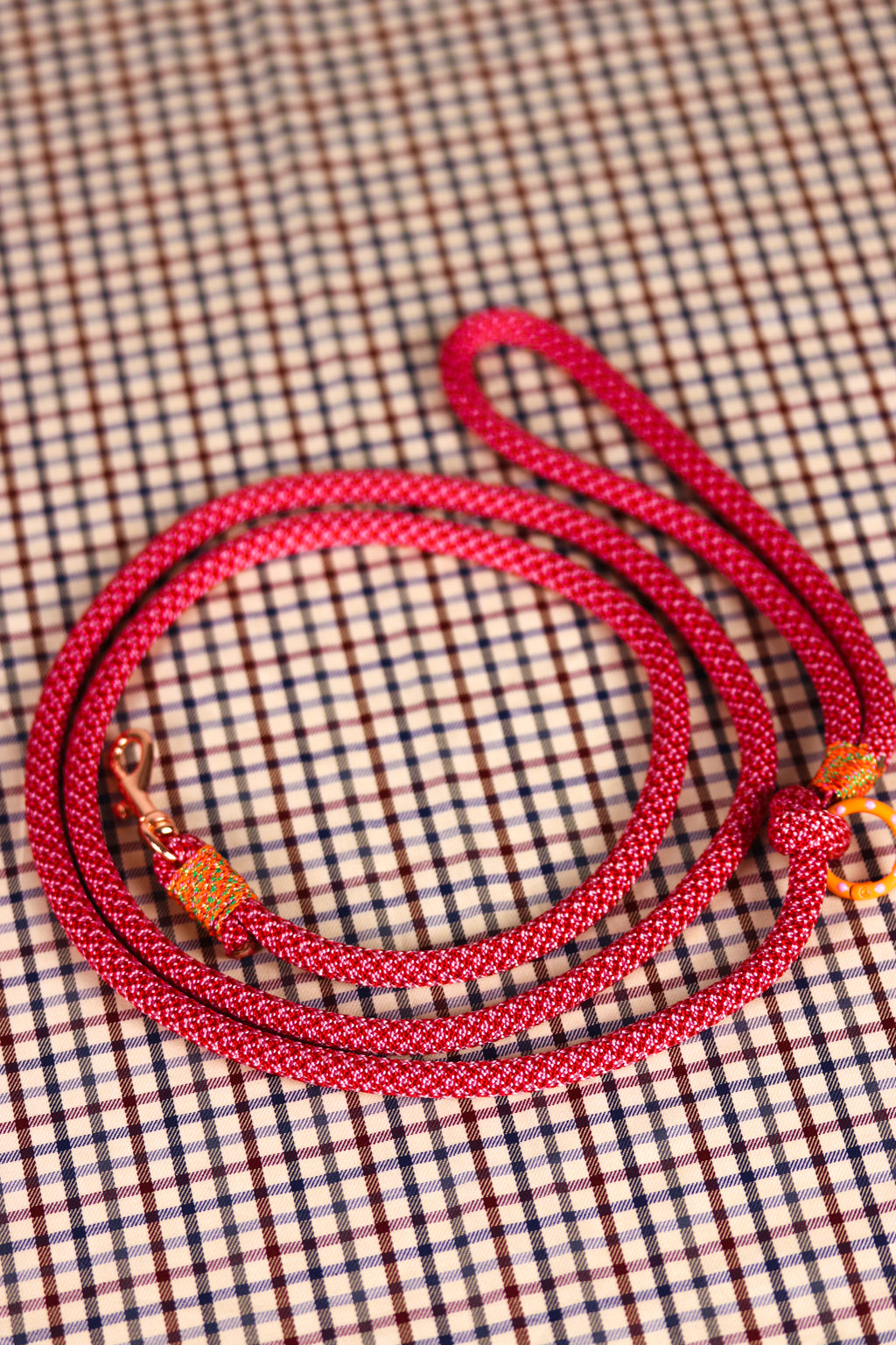 Laisse Lassie rose et rouge